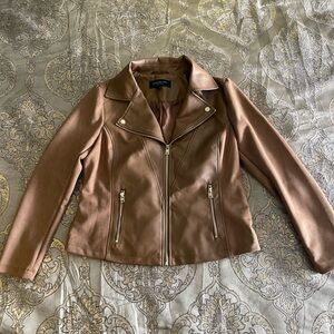 Marc New York Faux Leather and Suede Jacket